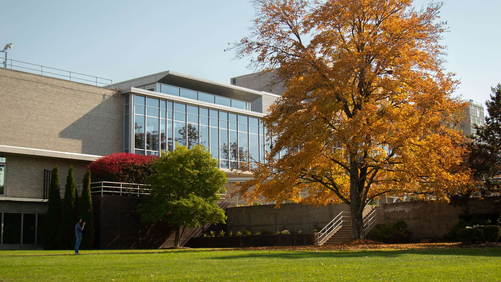 Fall photo of WVU Health Sciences