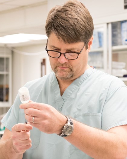 A head shot photo of Mark Olfert, Ph.D..