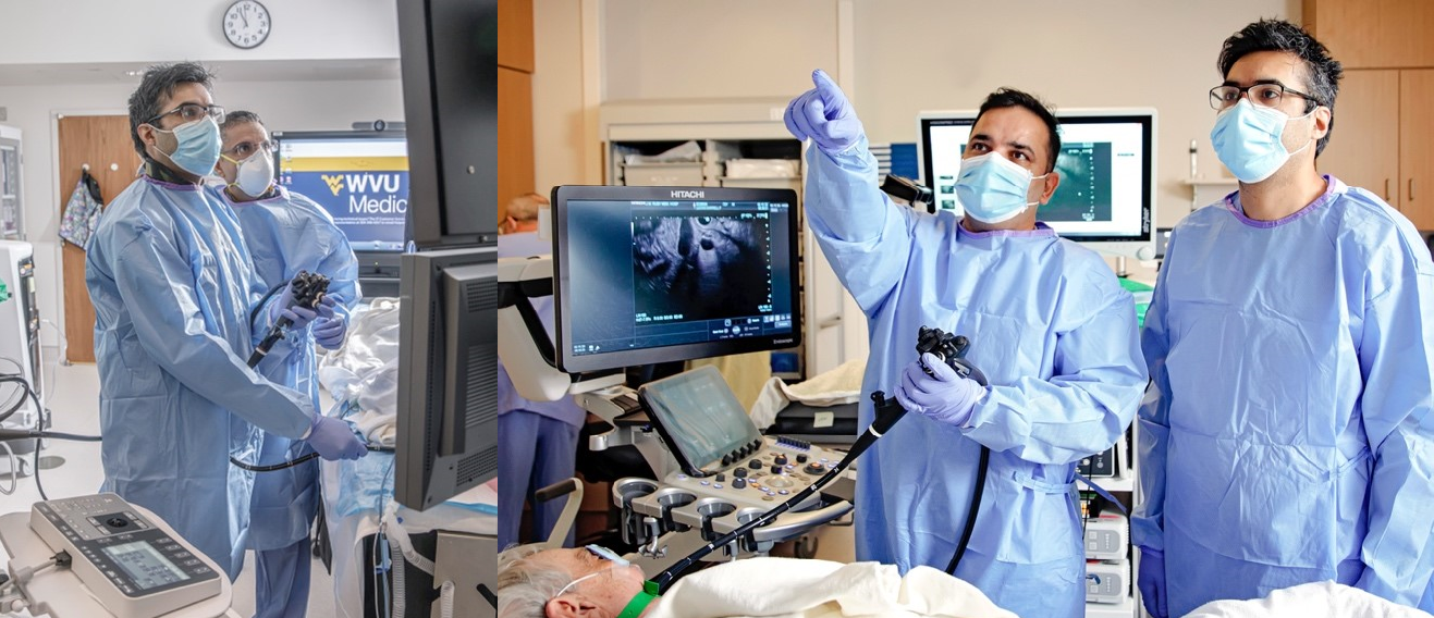 Advanced Endoscopy Fellowship fellows training with doctors