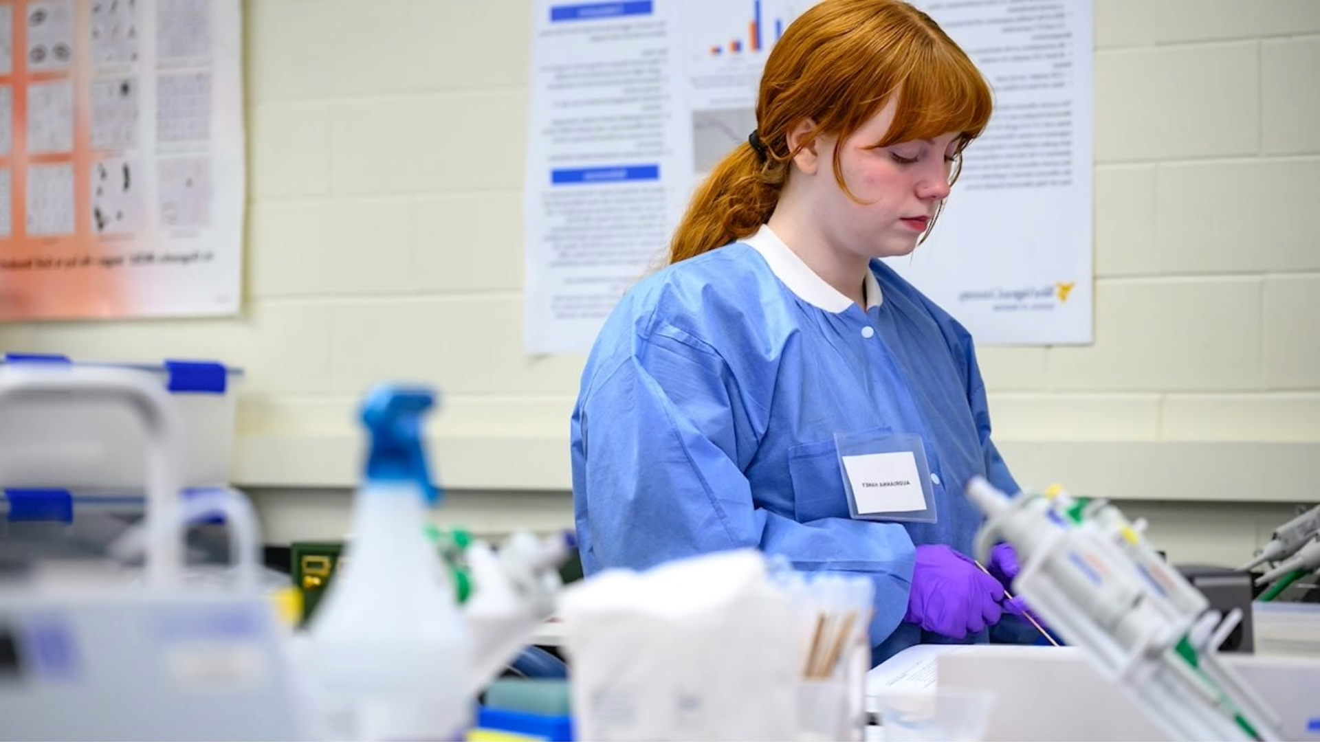 A Medical Laboratory Science student completes research